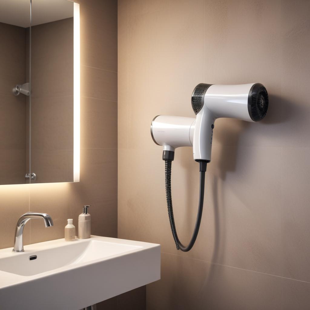 Профессиональные настенные фены для гостиниц: характеристики и требования